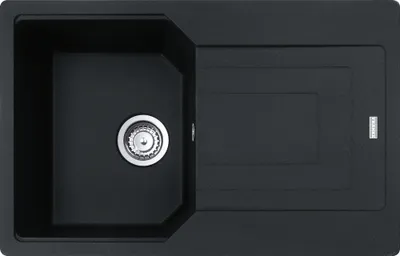 Produktbild von Franke Maris UBG 211-78 Einbauspüle Onyx Fragranite für Unterschränke ab 45 cm, Drehknopf - INKL.