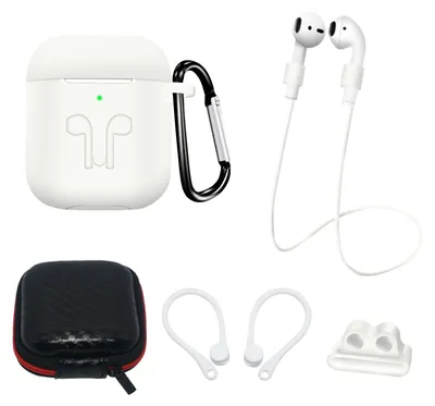 Obrázok produktu pre Silikónové puzdro pre AirPods 1/2 - Biele KP27722