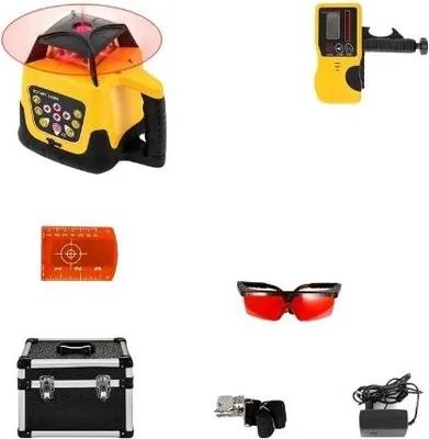 Obrázek produktu pro Laserový nivelační přístroj, automatická samonivelace, měření 360°, červený paprsek 1