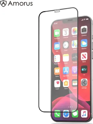 Produktbild von iPhone 12 Mini Displayschutz - Full-Cover Panzerglas - Schwarz