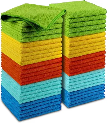 Produktbild von Mikrofaser-Reinigungstücher – Set mit 24 Stück – 30 x 30 cm – aus Mikrofaser