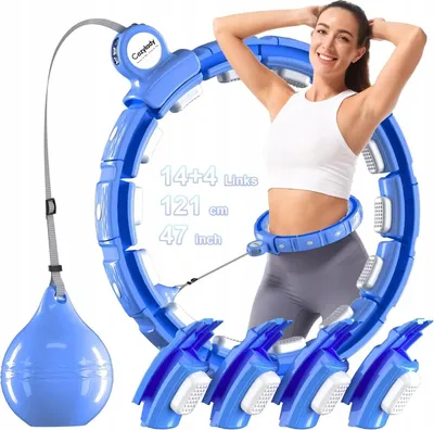 Obrázek produktu pro Cozylady Hula Hoop se závažím - ideální pro trénink a hubnutí, 126 cm