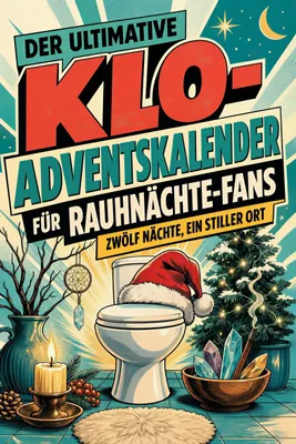 Produktbild von Der ultimative Klo-Adventskalender für Rauhnächte-Fans