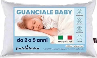 Obrázok produktu pre Hypoalergická detská vankúšik, 40 x 60 cm