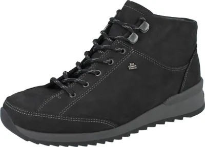 A single black boot is shown against a white background.