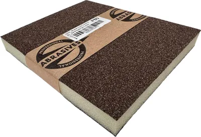 Image de Éponge abrasive 2 faces 120x95x10mm grain 220