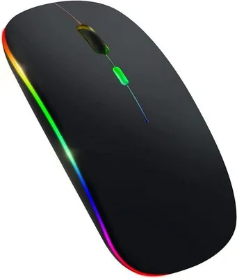 Zdjęcie produktu dla Mysz Bluetooth do laptopa i biura, ładowalna, ultracienka, bezprzewodowa