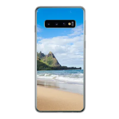 Produktbild von MuchoWow® Handyhülle Schutzhülle Hülle für Samsung Galaxy S10 Strand - Tropisch - Hawaii Silikon Softcase Handy Hülle - Handytasche
