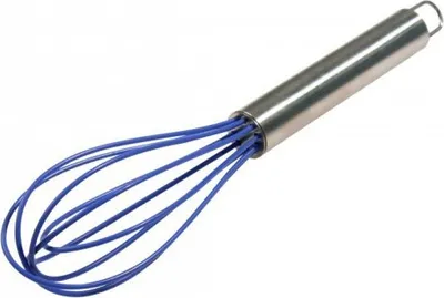 Produktbild von Schneebesen Edelstahl 23 cm mit Silikondrähte