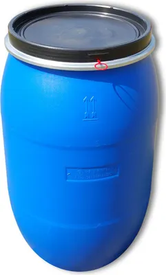 Produktbild von plasteo® 220 Liter Deckelfass Gefahrgutzulassung UN Kunststofffass Weithalsfass Universalfass Transportfass Maischefass Robust und Stabil Germany