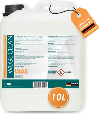 Produktbild von INOX® WegeClean, 10L - Reiniger Unkrautvernichter Wege Steinplatten Pflaster