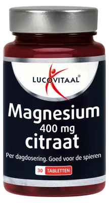 Productafbeelding van Lucovitaal Magnesium Citraat tabletten - 30 tabletten - Voedingssupplementen