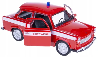 Produktbild von Welly Trabant 601 Feuerwehr Modellauto im Maßstab 1:34/39