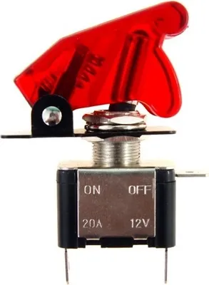 Immagine prodotto di Interruttore "Top Gun" 12V, max 20A, rosso