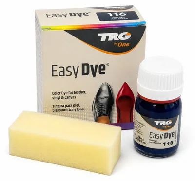 Produktbild von TRG Lederfarbe 25ml Easy Dye - Mitternacht (116), KI-generiertes Bild