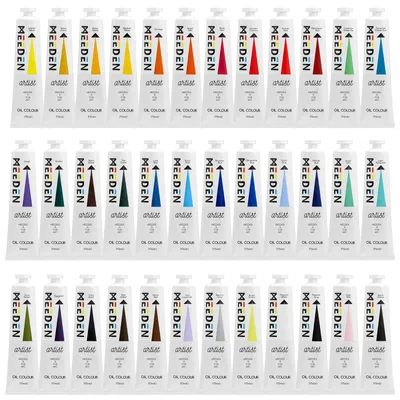 Ölfarbe-Set, 36 Farben à 170 ml – Künstlerfarben