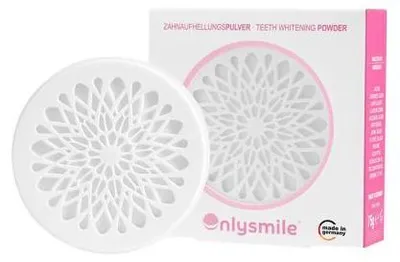 Immagine prodotto di OnlySmile Polvere Sbiancante per Denti | Polvere Sbiancante | Polvere Sbiancante | Sbiancamento Professionale per Denti | Only Smile