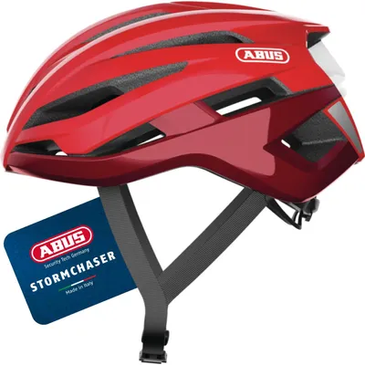 Produktbild von ABUS Rennradhelm StormChaser - Leichter und komfortabler Fahrradhelm für professionellen Radsport für Damen und Herren - Rot, Größe XL (61-63 cm?)