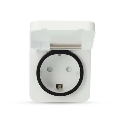 Produktbild von Nedis SmartLife Smart Stecker - IP44 - Leistungsmesser - 3680 W - Type F (CEE 7/7) - -25 - 55 °C - Android / IOS - Weiss - 1 Stück