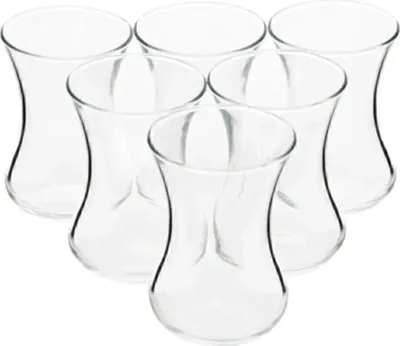 Produktbild von Vefa Grosse türkische Teegläser 130 ml, orientalisches Teeglas 6 Stück
