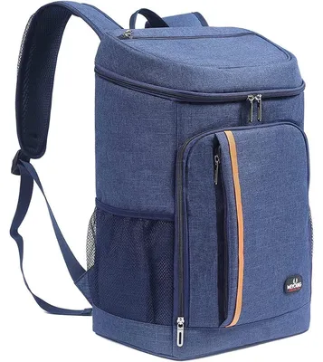 Productafbeelding van Koeltas rugzak, 26 liter, picknicktas, geïsoleerde koelbag, blauw