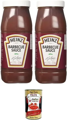 Produktbild von Heinz Salsa Barbecue Fusto Barbecue-Sauce-Fass 2x 2,5 kg+ Italian Gourmet polpa 400g