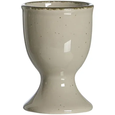 Produktbild von Flirt by R&B Casa Eierbecher Porzellan grau Landhausstil X-Form 5x5x7cm