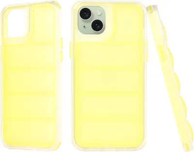 Produktbild von Techsuit Wave Shield Back Cover Hülle für Apple iPhone 15 Plus - Gelb