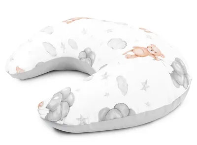 Produktbild von Amilian Stillkissen Klein – kompaktes Schwangerschaftskissen & Lagerungskissen für Mama & Baby – Seitenschläferkissen 60x42 cm, waschbar
