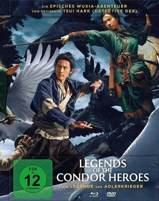 Produktbild von PLAION Legend of the Condor Heroes - Die Legende der Adlerkrieger (Mediabook, Blu-ray+DVD), Film, Blu-ray, Deutsch, 147 min, She diao ying xiong zhuan: Xia zhi da zhe, Fantasie
