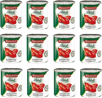 Produktbild von 12x La torrente Pomodori Pelati geschälte Tomaten sauce aus Italien dose 800g