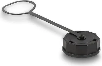 Produktbild von DeLOCK Schutzkappe für RJ45 Einbaubuchsen 67047 und 67048 IP68 staub- und wasserdicht schwarz, Sockelträger, Schwarz, Polyamid, 1 Stück(e)