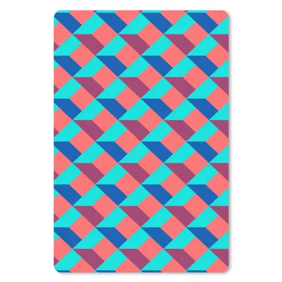 Produktbild von MuchoWow® Mauspad Mousepad Blöcke - Muster - 3D 40x60 cm - Mousepads - Maus Mat - Pad - Mausunterlage - Schreibtisch Accesoire