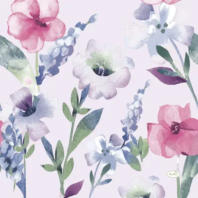 Produktbild von Duni Servietten Everbloom 33 x 33 cm - 20er Pack