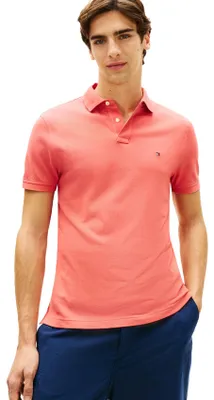 Produktbild von Rotes Poloshirt tommy hilfiger normale Passform