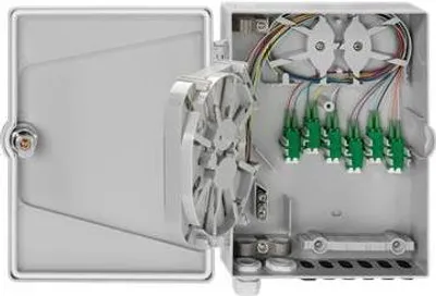 Obrázek produktu pro Rutenbeck APL 6xLC-D OS2 APC - Oberflächenmontage-Verteilerkasten - Hellgrau, RAL 7035 (228100406)