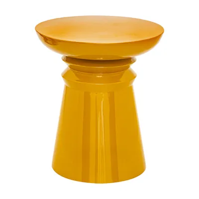 Image de Eazy Living Totem Table d'appoint Ø 38 cm Noham Jaune