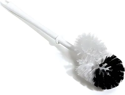 Produktbild von WC-Bürste 38cm weiß mit Randreiniger