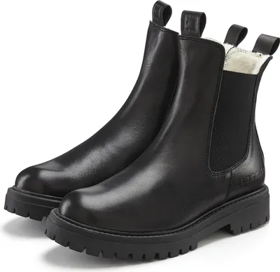 Produktbild von Elbsand Stiefelette Chelseaboots, Stiefel, Boots, Winterstiefel, Schlupfstiefel schwarz Größe 38
