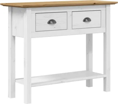 Obrázek produktu pro Konzolový stolek BODO hnědý 91x35x74 cm masivní borovice