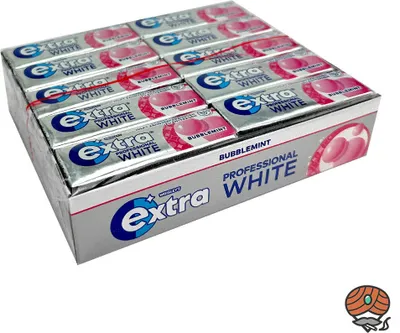 Produktbild von Wrigley´s Extra Professional White Bubblemint 30x 14g