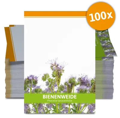 Produktbild von Bienenweide für Werbezwecke (100 Tütchen) | Phaceliasamen von FLORTUS