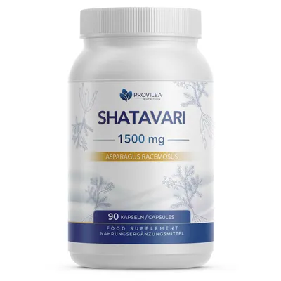 Produktbild von Provilea Nutrition Shatavari Kapseln | Für Frauen geeignet | 90 Kapseln