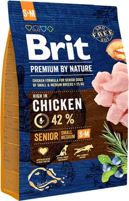 Obrázok produktu pre Brit Premium by Nature Senior S M 3 kg