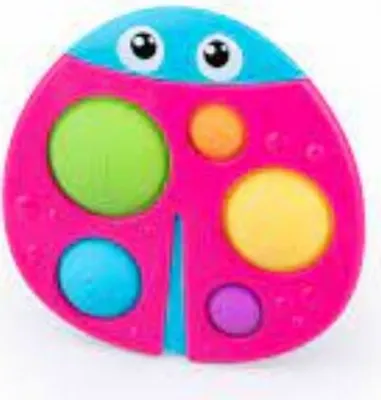Produktbild von Pop It Pop Bubble Spielzeug Autismus Stressabbau Kinder Lernspielzeug Sinnesspielzeug Marienkäfer Dumel