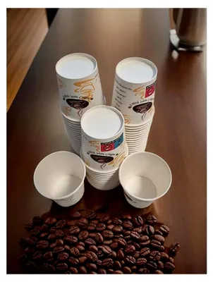 Produktbild von Espresso To Go Becher, Kaffeebecher – 100 ml, 4 oz (2 x 50) - 100 Stück
