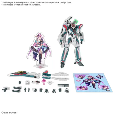Immagine prodotto di Kit di montaggio Bandai Macross - Set Deluxe Vf-31S Siegfried