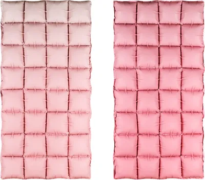 Produktbild von 50x Folienballon Vorhang, Rosa Ombre, 55 x 110 cm