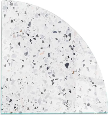 Produktbild von Steinmuster mit Flecken – Glasbodenplatte für – Kaminofen – Kaminplatte Glas – Schutzglas – Funkenschutzplatte –Glasbodenplatte Feuerfeste – Hitzeschutzplatte – Bodenschutz aus Glas – 1/4 100x100 cm