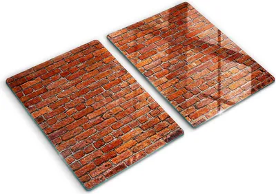 Produktbild von Glasschneideplatte - Herdabdeckplatte - 2x40x52 cm -Schneidebrett - Spritzschutz - Wandwandwand